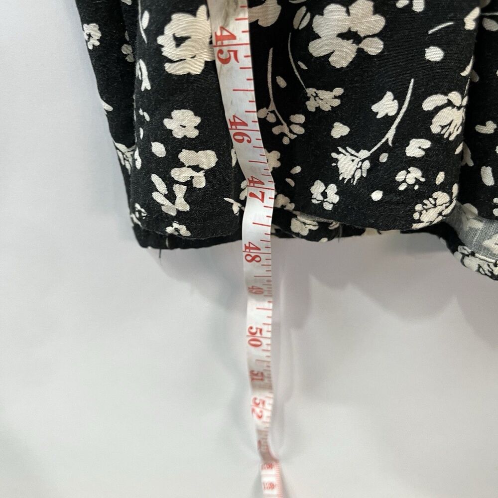 Floral Cottagecore Midi Dress M Pockets Button Front Who What Wear - Picture 8 of 11
